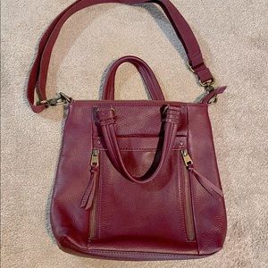 Burgundy Sak Purse